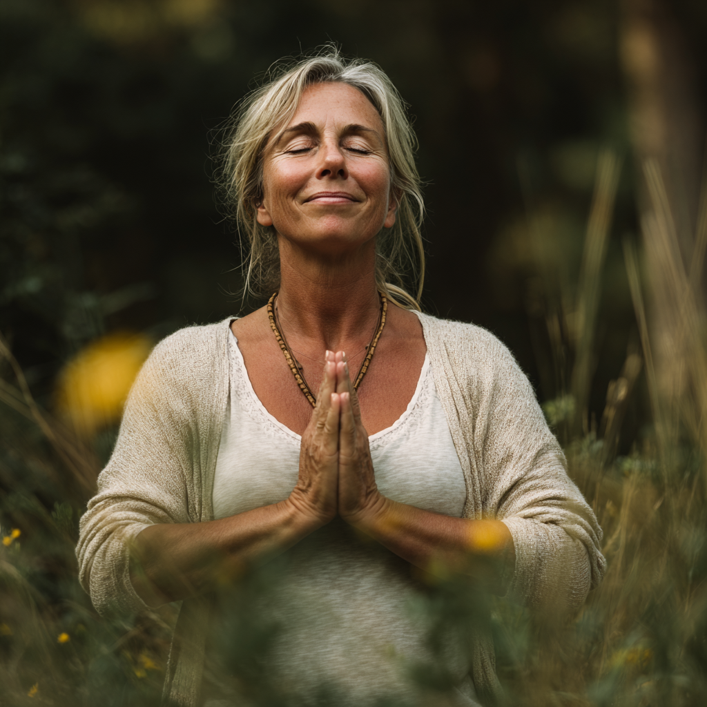 Group of smiling Slovak adults demonstrating balance and support poses in modern yoga studio